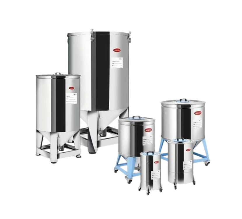 bac de stockage matière plastique inox